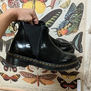 Bianca Pointed Black Doc Martens
